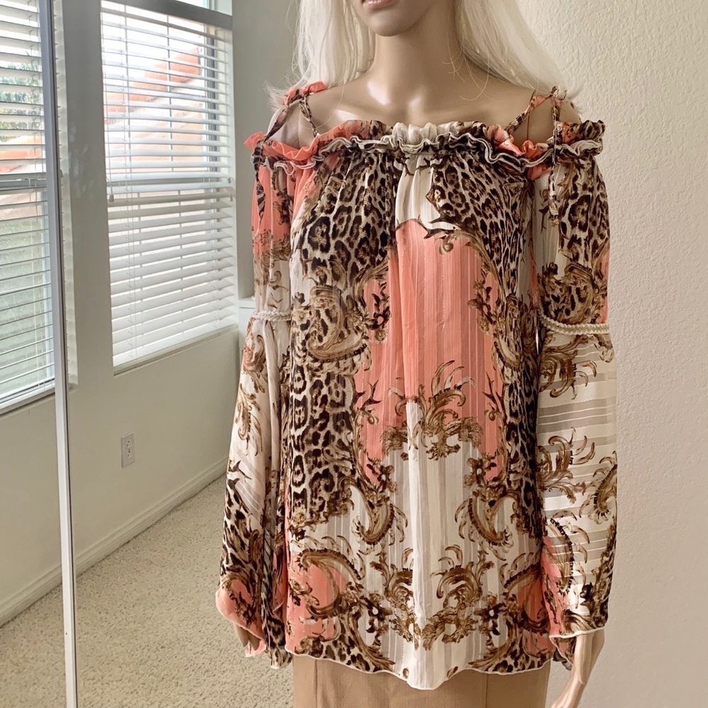 TROIS KA from FRANCE beautiful tunic M luxury top